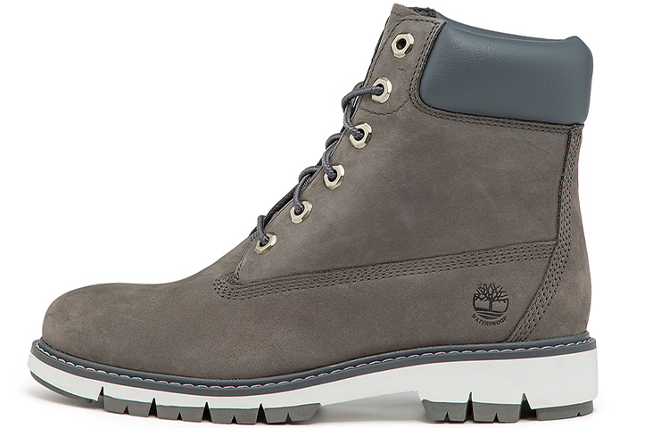 Timberland Lucia Way 6 Inch Waterproof Wide Fit Boots 'Medium Grey Nubuck' Women's