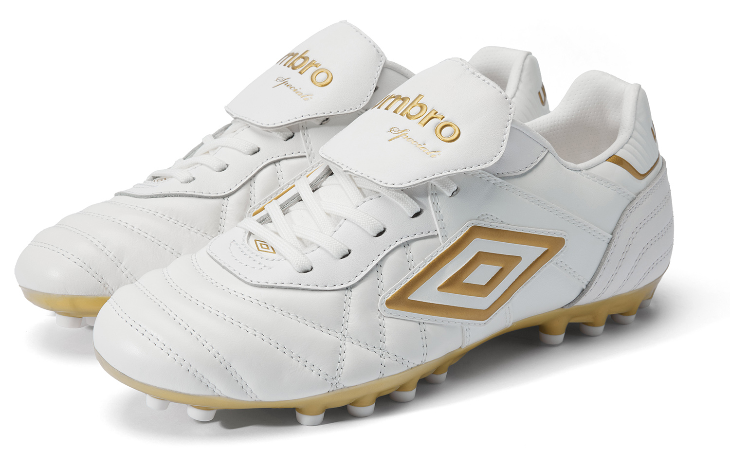 Umbro Speciali Premier AG Gold Honor Cleats Artificial Turf Training Shoes Soccer Shoes, Men’s