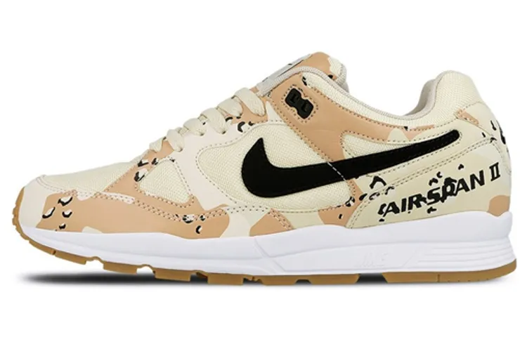 Nike Air Span 2 II Premium Slip Resistant Lightweight Low top Casual Shoes Men's Camouflage