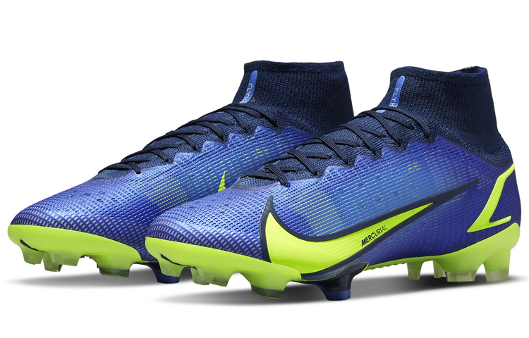 Мужские футбольные бутсы Nike Mercurial Superfly 8 Elite FG (синий) — фото 3