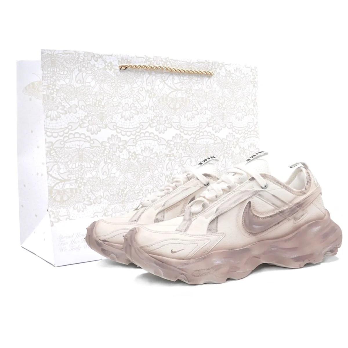 Nike TC 7900 Monet Sunrise, Cat Paw Shoes, Mud Wind, Special Shopping Bag, Star Tracing Future Leather