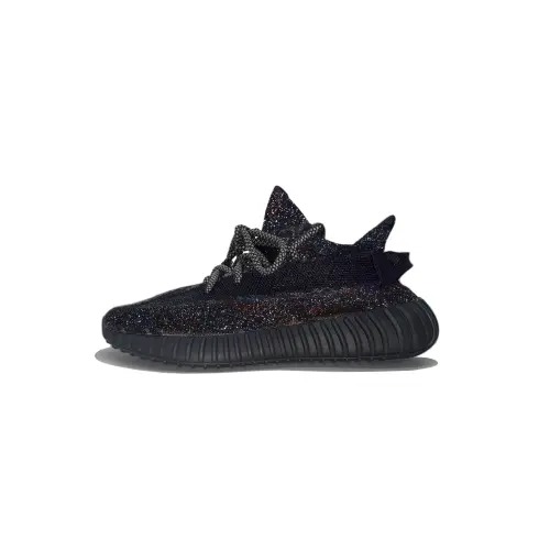 Adidas Originals Yeezy Boost 350 V2 Abrasion Resistant Abrasion Resistant Low top Casual Shoes Unisex Black