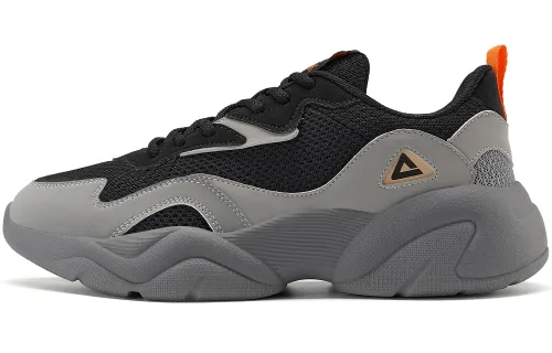 PEAK Abyss Sea Cushioning Height Increasing Abrasion Resistant Breathable Slip Resistant Low top Casual Shoes Men's