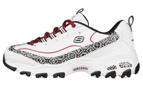 Skechers D'LITES Leather Fashion Low top Casual Shoes Women's