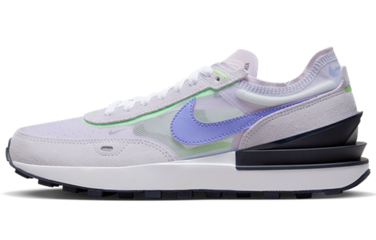 Женские кроссовки Nike Waffle One (серо-фиолетовые)