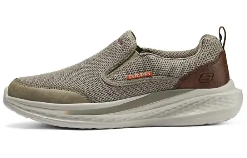Skechers Synthetic Leather Cushioning Abrasion Resistant Coverage Lightweight