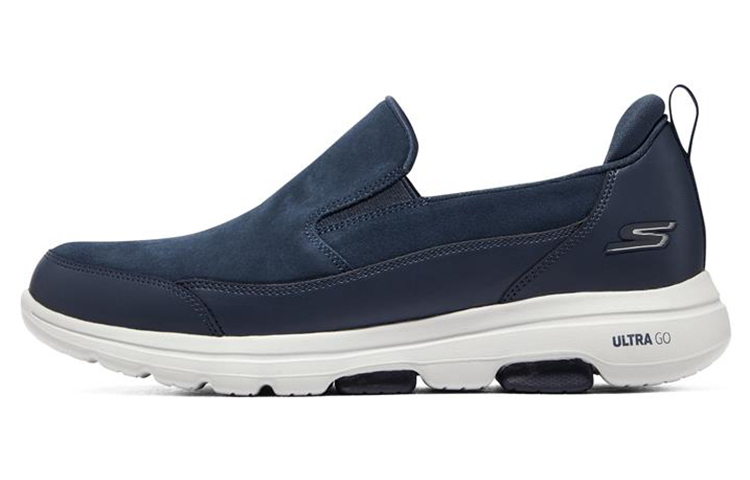 Skechers Skechers Go Walk 5 one-leg sports shock-absorbing and wear-resistant low-cut lifestyle shoes for men navy blue