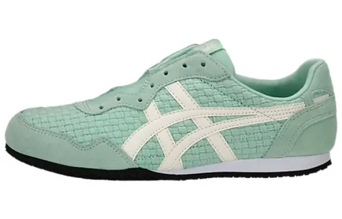 Onitsuka Tiger Serrano Slip on Comfortable Slip Resistant Low top Casual Shoes Women's Light Green