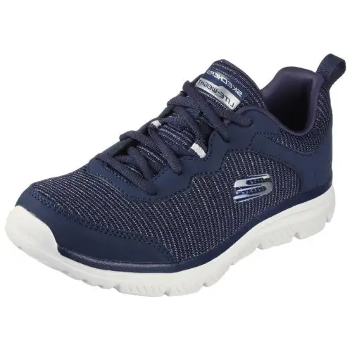 Skechers Graceful Low top Casual Shoes Women's Blue Silver