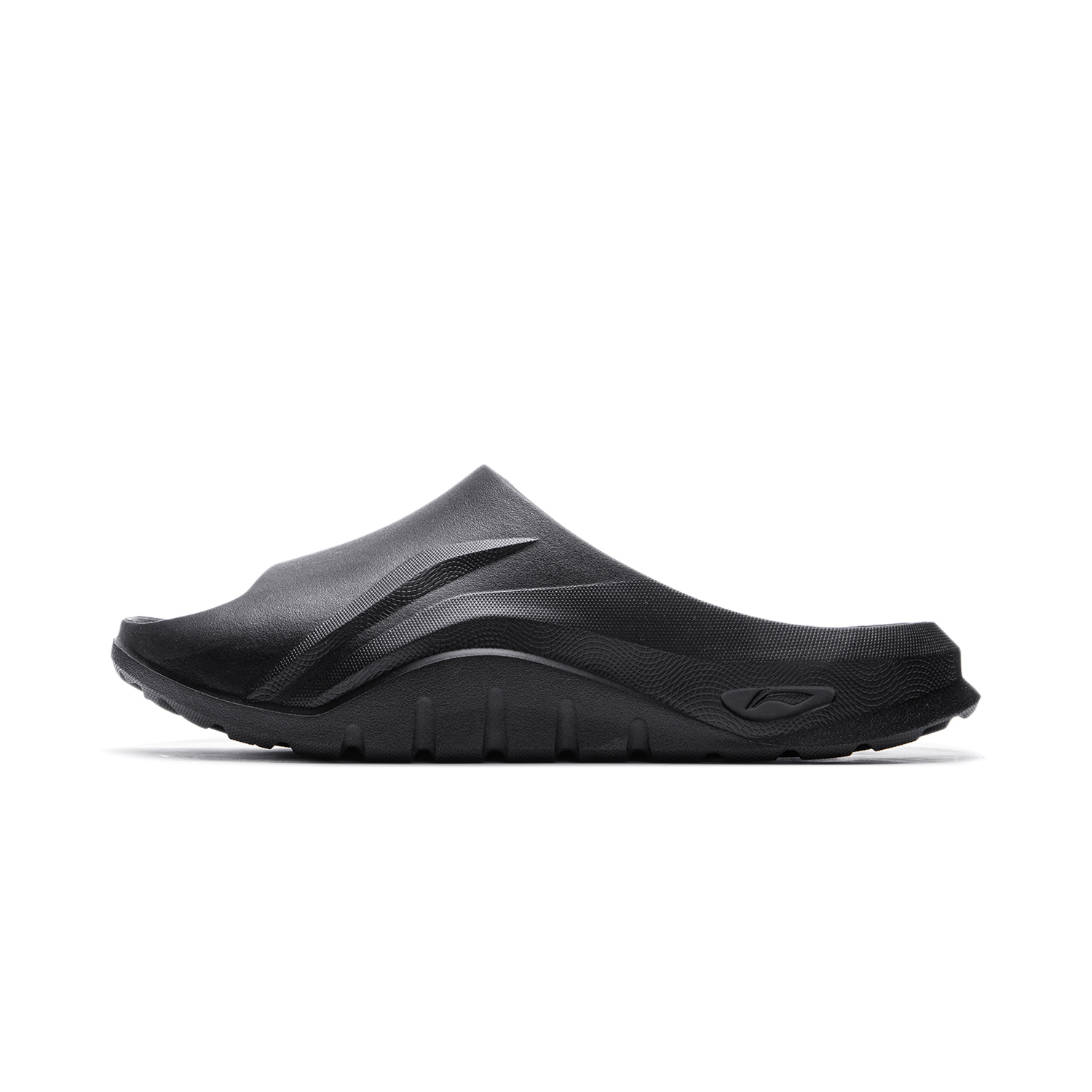 Li Ning x YINGXIONGLIANMENGYONGCHIPAIDUI Soft Clap Slide Slippers Unisex Black