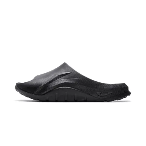 Li Ning x YINGXIONGLIANMENGYONGCHIPAIDUI Soft Clap Slide Slippers Unisex Black