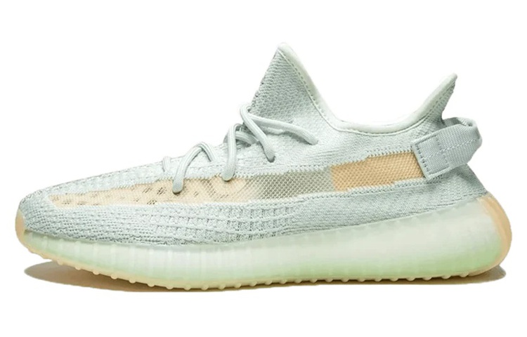 Adidas originals Yeezy Boost 350 V2 Asia \"hyperspace\" Comfortable, wear-resistant, low-top, lifestyle shoes, same style for men and women, light blue, 2022 version