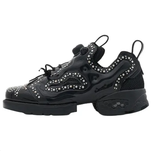 Noir Kei Ninomiya x Reebok Instapump Fury Comfortable And Lightweight Low top Casual Shoes Unisex Black