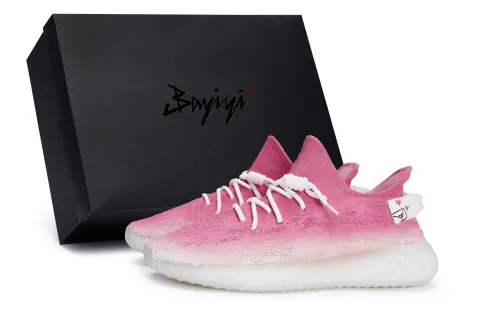 Adidas Originals Yeezy Boost 350 V2 811 Manufacturing, Berry Good, Special Shoe Box Slip Resistant Low top Casual Shoes