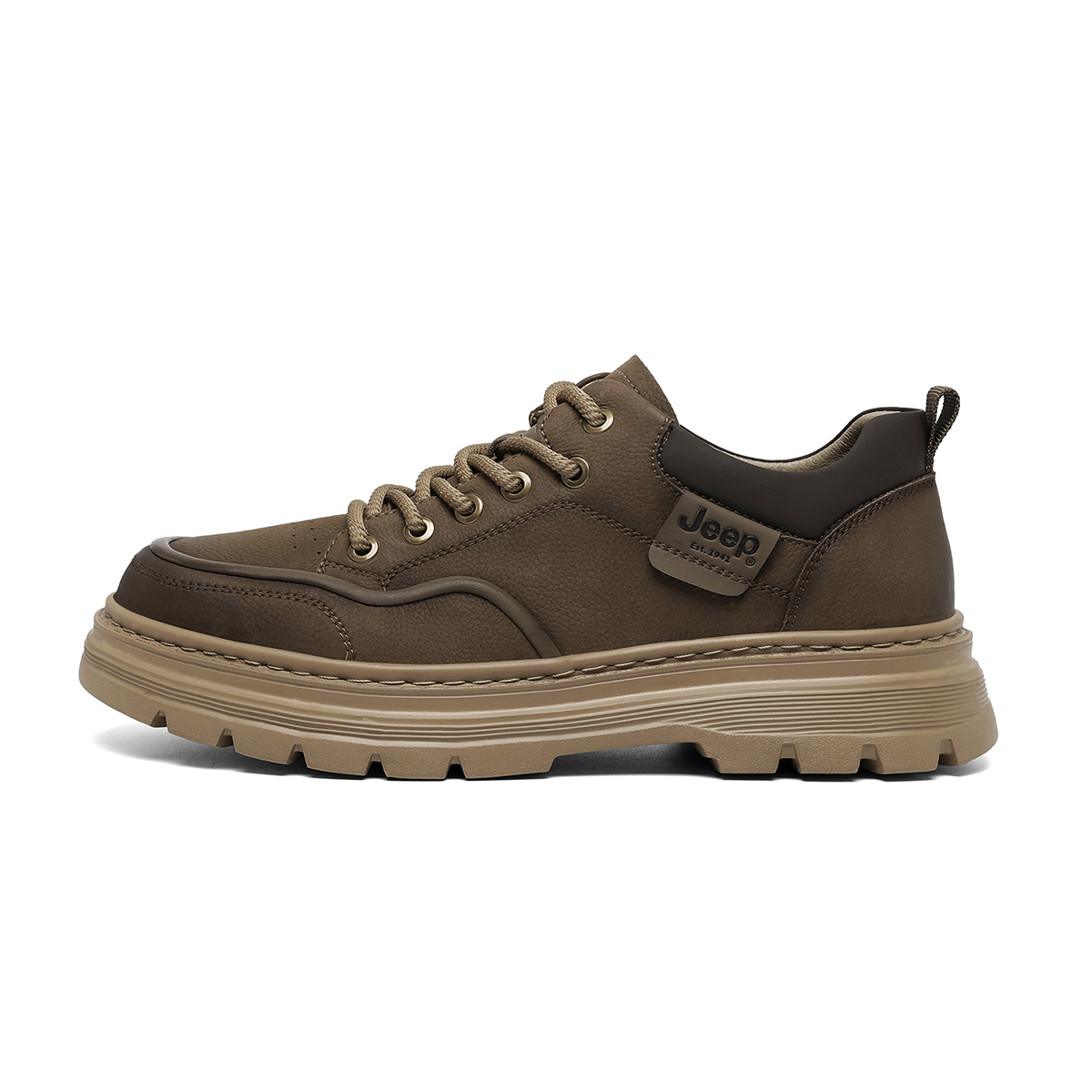 Мужские кроссовки Jeep Casual Sneakers (коричневые)