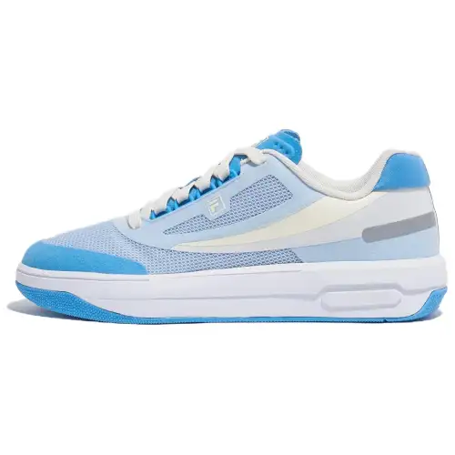 FILA Synthetic Leather Abrasion Resistant Low top Casual Shoes Unisex Blue