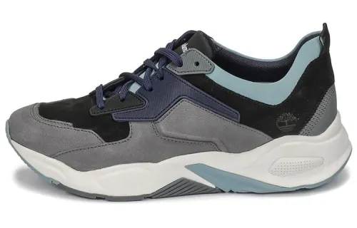 Timberland Slip Resistant Abrasion Resistant Low top Sports Casual Shoes Women's Black Gray Blue