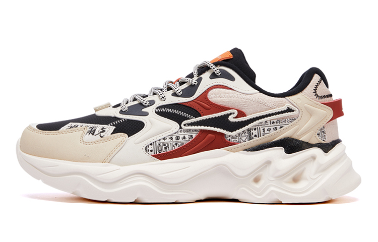 Erke Chinese Fashion Trend Textile, Synthetic Leather Cushioning Abrasion Resistant Cushioning, Wear Resistant Low top