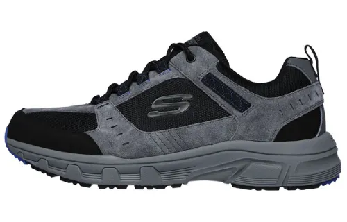 Skechers Relaxed Fit Casual Shoes Men's Low Top Black/Gray