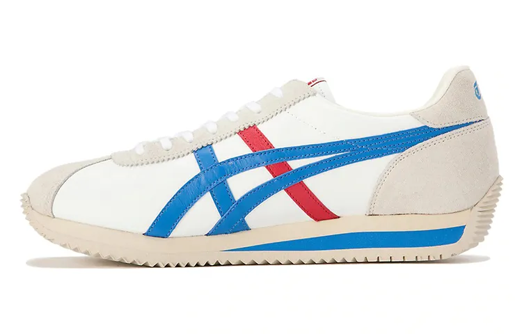 Onitsuka Tiger Moal 77 NM Leather, Suede Cushioning Slip Resistant Low top Casual Shoes Unisex Blue