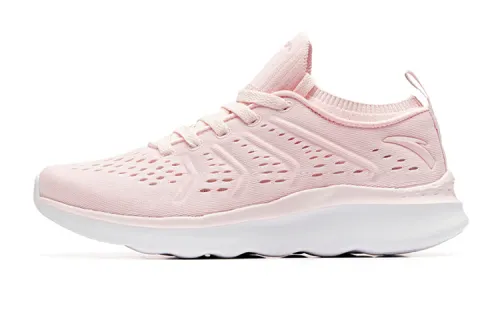 Anta Breathable And Lightweight Low top Casual Shoes Women's Pearl Powder