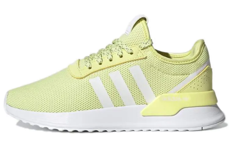 Adidas Originals U_Path X Slip Resistant Abrasion Resistant Low top Casual Shoes Women's Yellow White