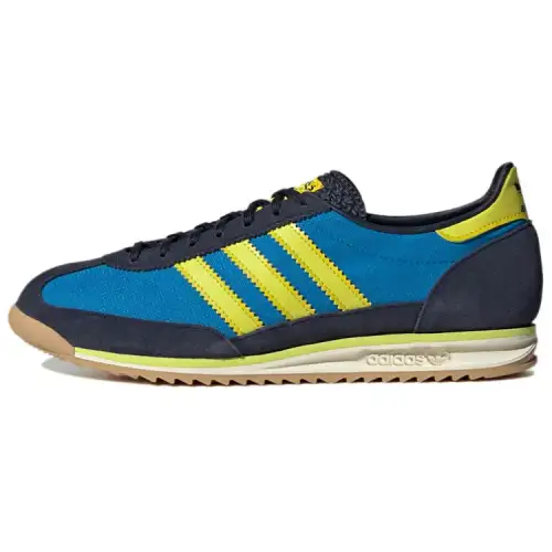 Adidas Originals SL 72 Comfortable Breathable Low top Casual Shoes Men's Black Blue