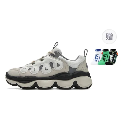 FILA PEASE Height Increasing Low top Casual Shoes Men's White Agate Gray