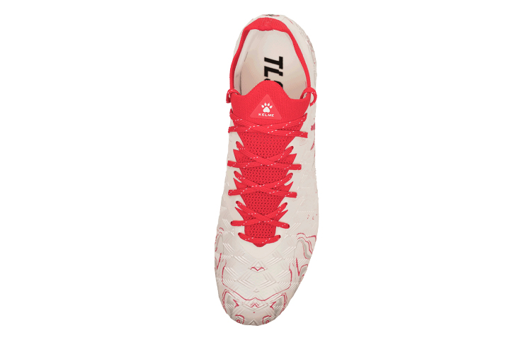KELME MG Multi Ground Lightweight Coverage Soccer Shoes Men’s White Red