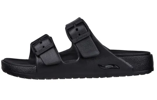 Skechers Foamies Rubber Sole Slide Slippers Women's Black