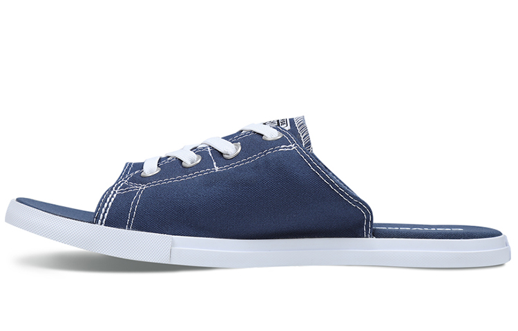 Converse Chuck Taylor All Star classic canvas rubber sole flip-flops for men and women, blue and white