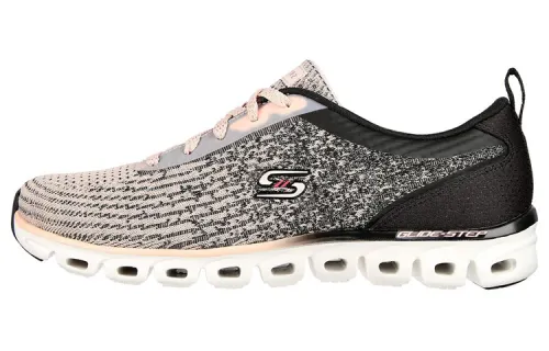 Skechers Glide Step Casual Shoes Women's Low Top Black/Pink