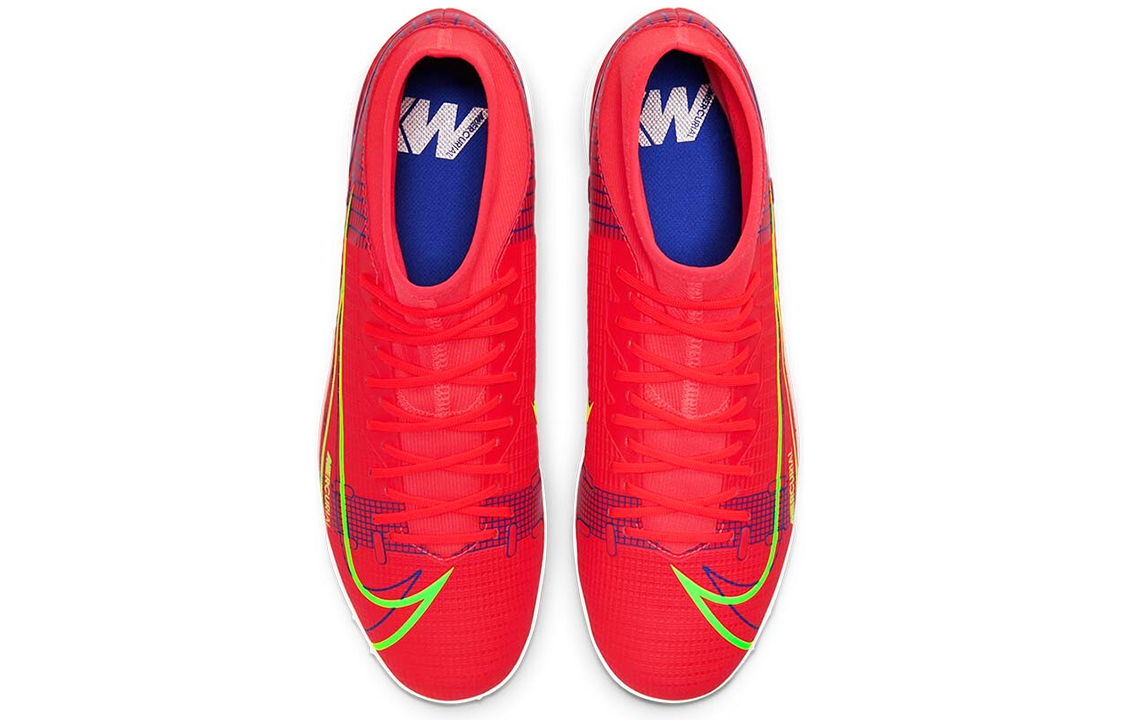 Мужские футбольные бутсы Nike Mercurial Superfly 8 14 Academy TF (красный) — фото 4