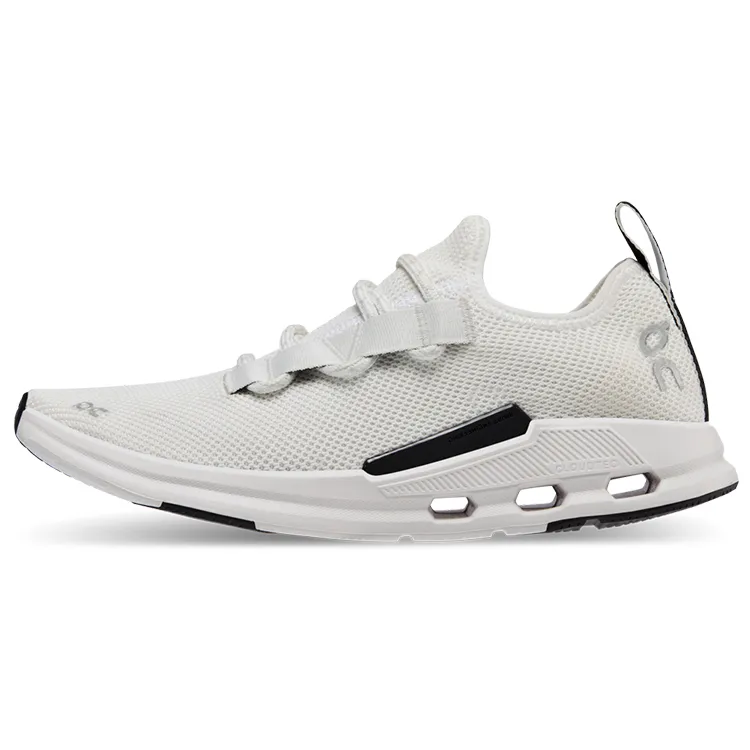 On Cloudeasy Fabric Cushioning Slip Resistant Abrasion Resistant Breathable Low top Casual Shoes Women's White Black