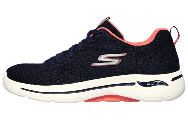 Skechers Go Walk Arch Fit Casual Low top Casual Shoes Women's Blue Pink