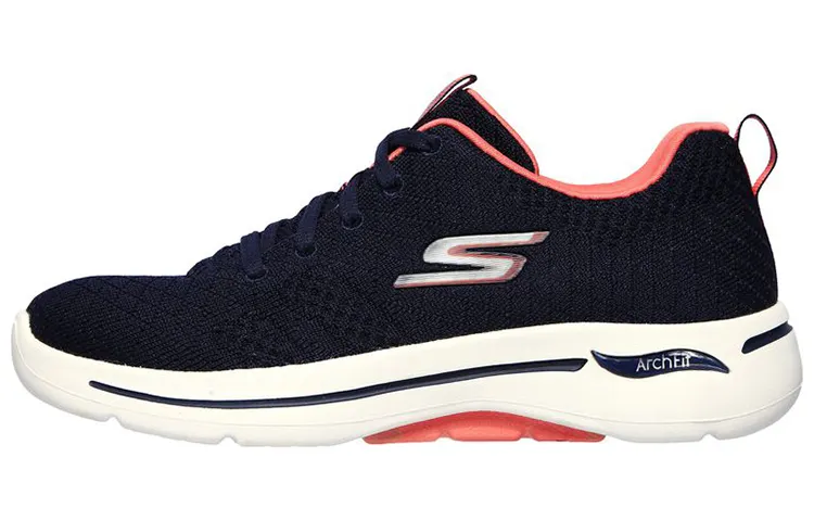 Skechers Go Walk Arch Fit Casual Low top Casual Shoes Women's Blue Pink