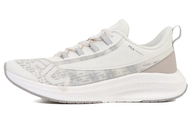 FILA Project 7 Casual Shoes Unisex Low Top Cream White