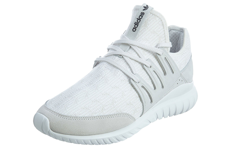 Мужские кроссовки adidas originals Tubular Radial PK (белые) — Белый — фото 3