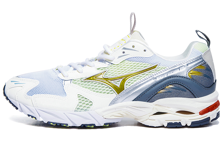 Кроссовки Mizuno Mizuno Wave Rider 10 (бело-синие)