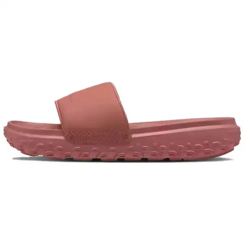 THE NORTH FACE NEVER STOP Slip Resistant Slide Slippers Women's Red Brown