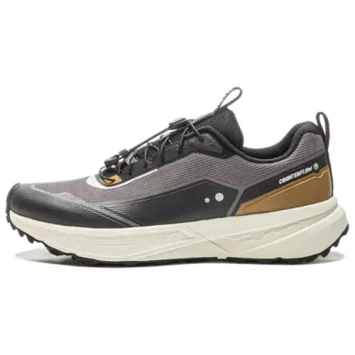 Li Ning CF Tracing Walking Landscape Slip Resistant Abrasion Resistant Low top Casual Shoes Men's Gray Black