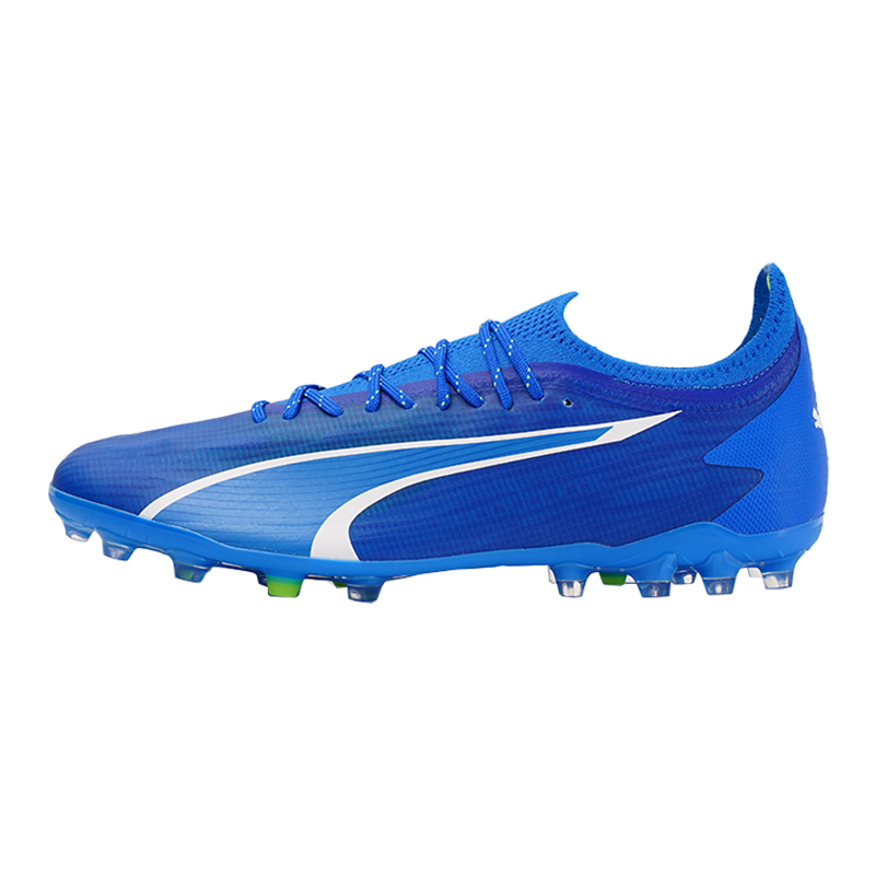 PUMA Ultra Ultimate MG Multi Ground Artificial Turf Abrasion Resistant Soccer Shoes Men's Blue White