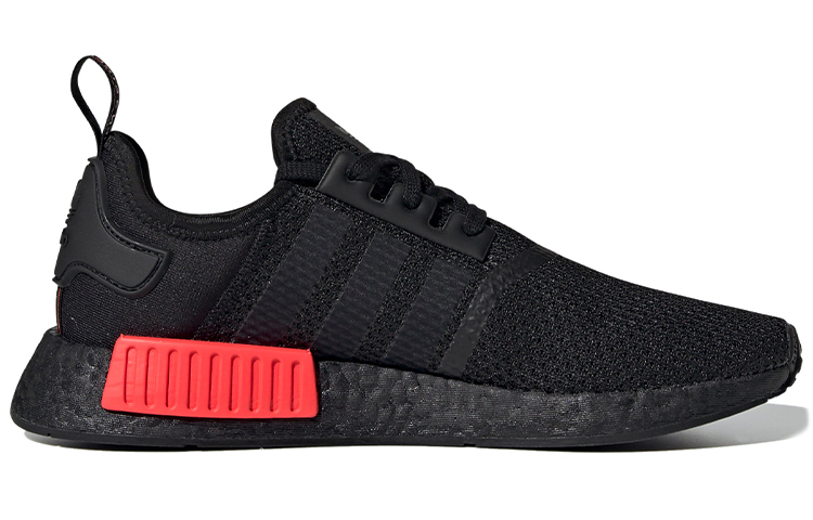 Кроссовки adidas originals NMD_R1 (черные) — фото 2