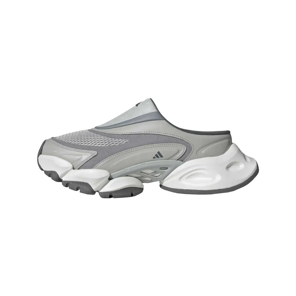 Adidas XLG Runner Mule Closed Toe Slippers Unisex Light Gray