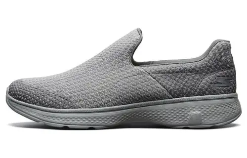Skechers Go Walk 4 Mesh Low top Sports Casual Shoes Charcoal Gray