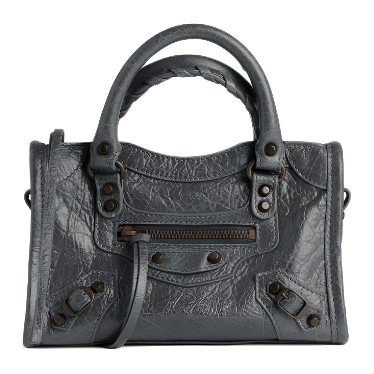 Женская сумка Balenciaga Le City (серая)