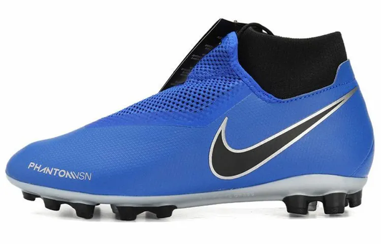 Nike Phantom Vision AG Artificial Ground Artificial Turf Soccer Shoes Men's Blue