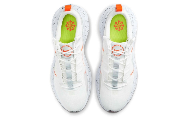 Мужские кроссовки Nike Crater impact (светло-бежевые) — Бежевыйбелый / оранжевый — фото 4