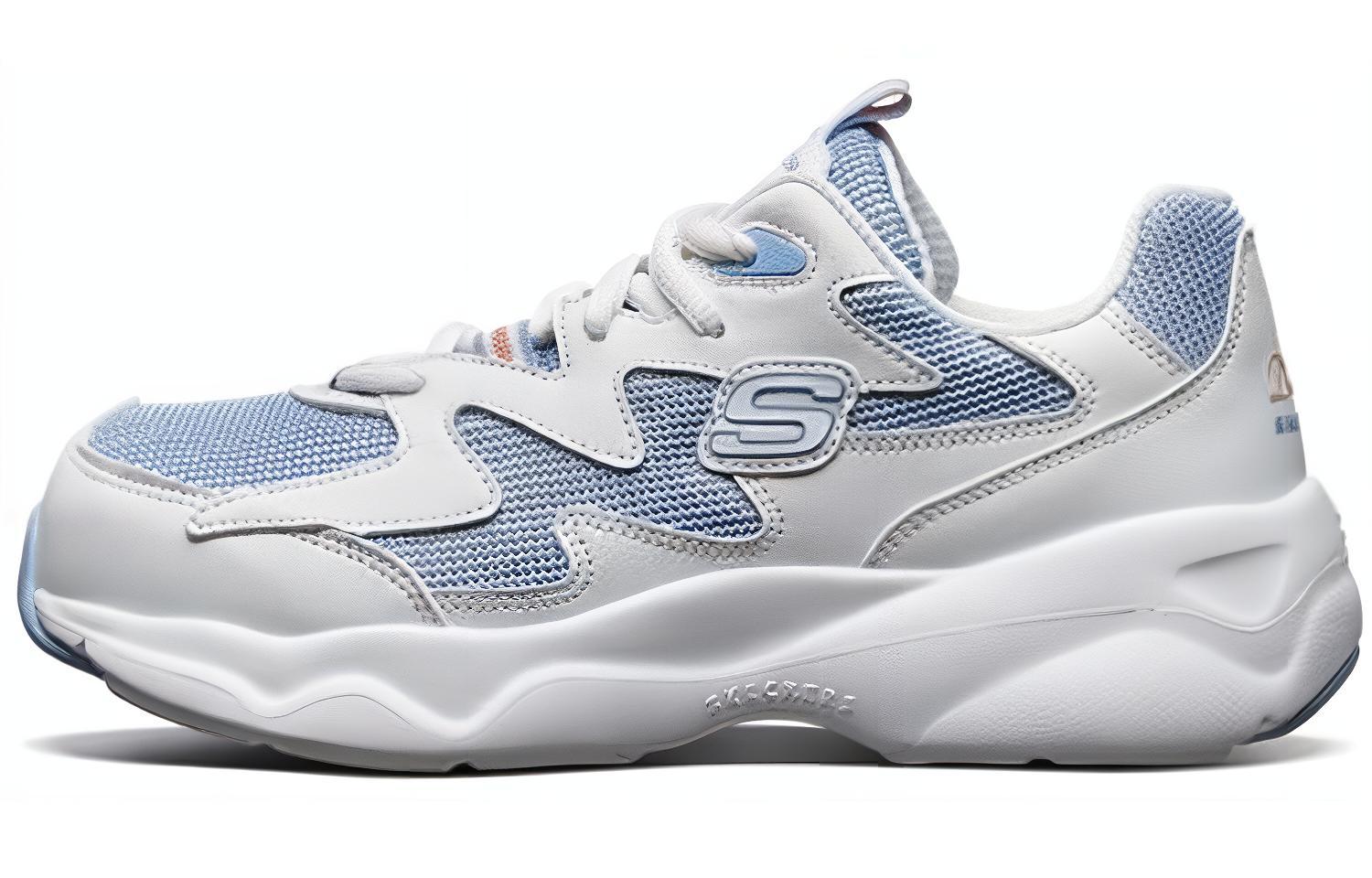Женские кроссовки Skechers D'LITES AIRY (бело-синие) — фото 1