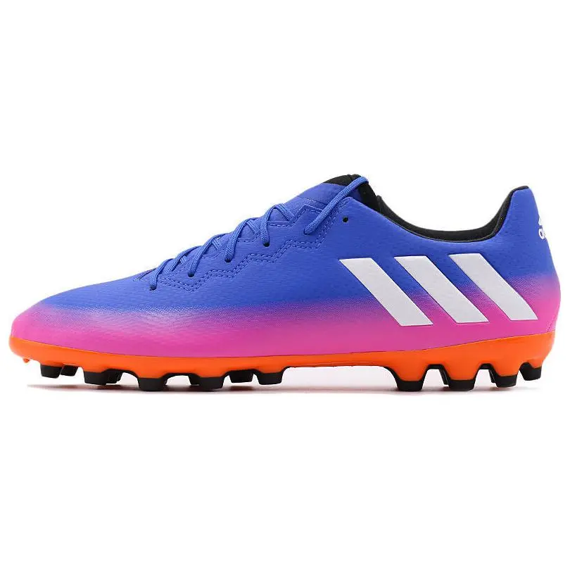 Adidas Messi 16.3 TF Turf Slip Resistant Abrasion Resistant Slip Resistant Abrasion Resistant Soccer Shoes Men's Blue
